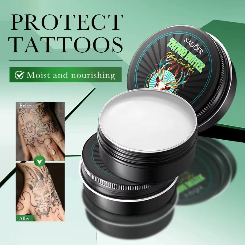 40g Tattoo Aftercare Cream Tattoo Color Care Cream Protect Color Fading Smoothing Moisturizing Cream for Men and Women, Tattoo Brightening