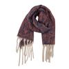 Women Winter Retro Knitted Long Scarf Headscarf Ladies Casual Striped Tassel Warm Scarve Mujer Foulard Thick Wrap Shawl  New
