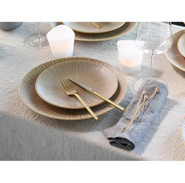 Набор комбинированной посуды CreaTable Vesuvio песочный, 12 предметов (23920)