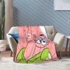 Patrick Star Blankets SpongeBob SquarePants Fuzzy Funny Warm Throw Blanket for Home Restaurant Spring/Autumn