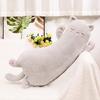 Lovely Cat Plushie Pillow Long Huggable Cute Stuffed Animal Toy for Children