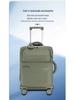 2025 Women's Ultra-Light Carry-On Luggage: 20-inch Fabric Suitcase with Lock, 24-inch Option Available.