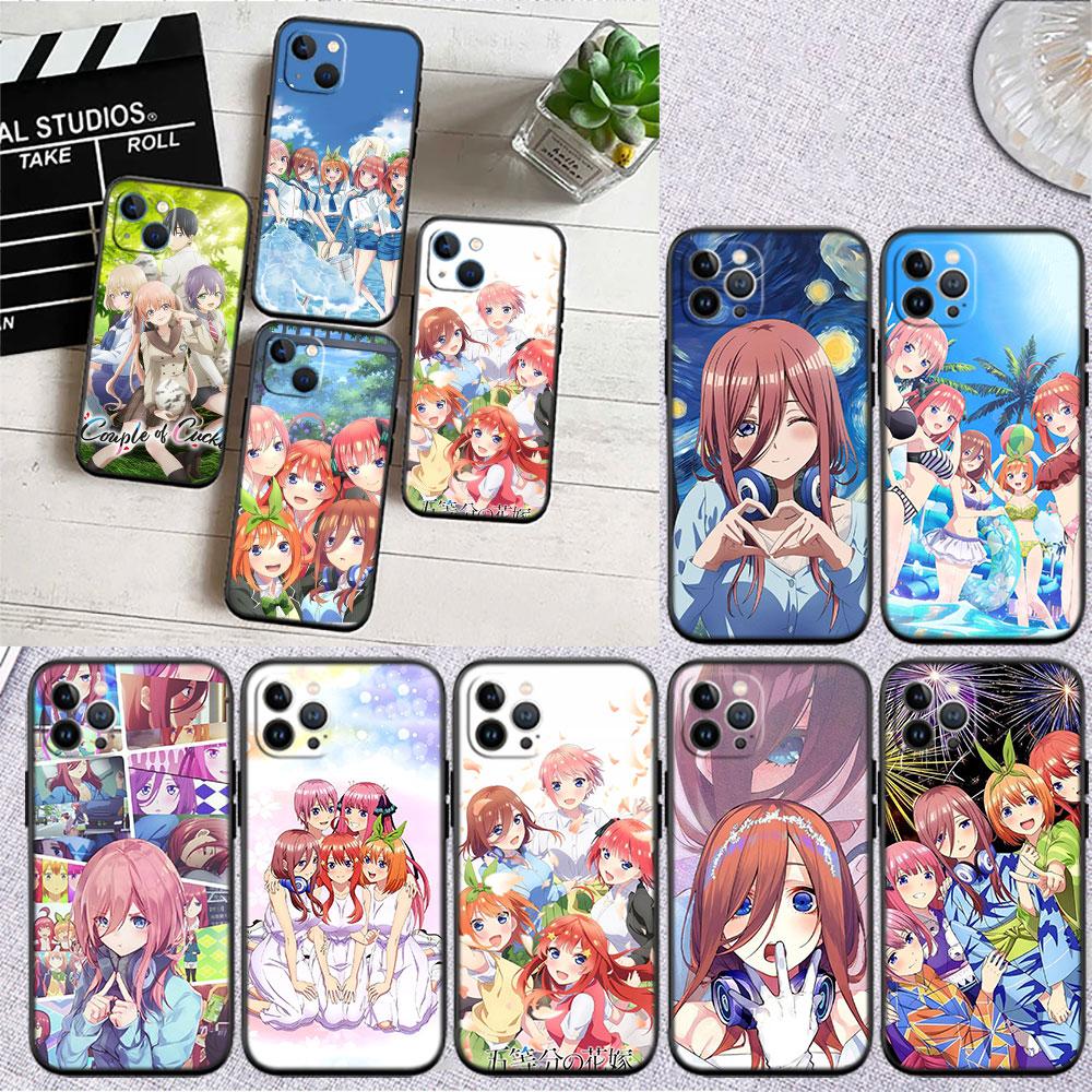 CJ78 Miku Nino Itsuki Nakano Soft Shell Phone Case for iPhone SE X XS XR 11 16E 17 Pro Max Air 8 7 6 6s Plus