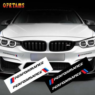 2PCS M Performance Bumper Windows Stickers Rear Trunk Decals for E64 E70 E71 X7 X3 X4 X5 X6 3 4 5 6 7 Series Z4 M M3 M5 M6 E38 E39 E46 E53 E60 E61