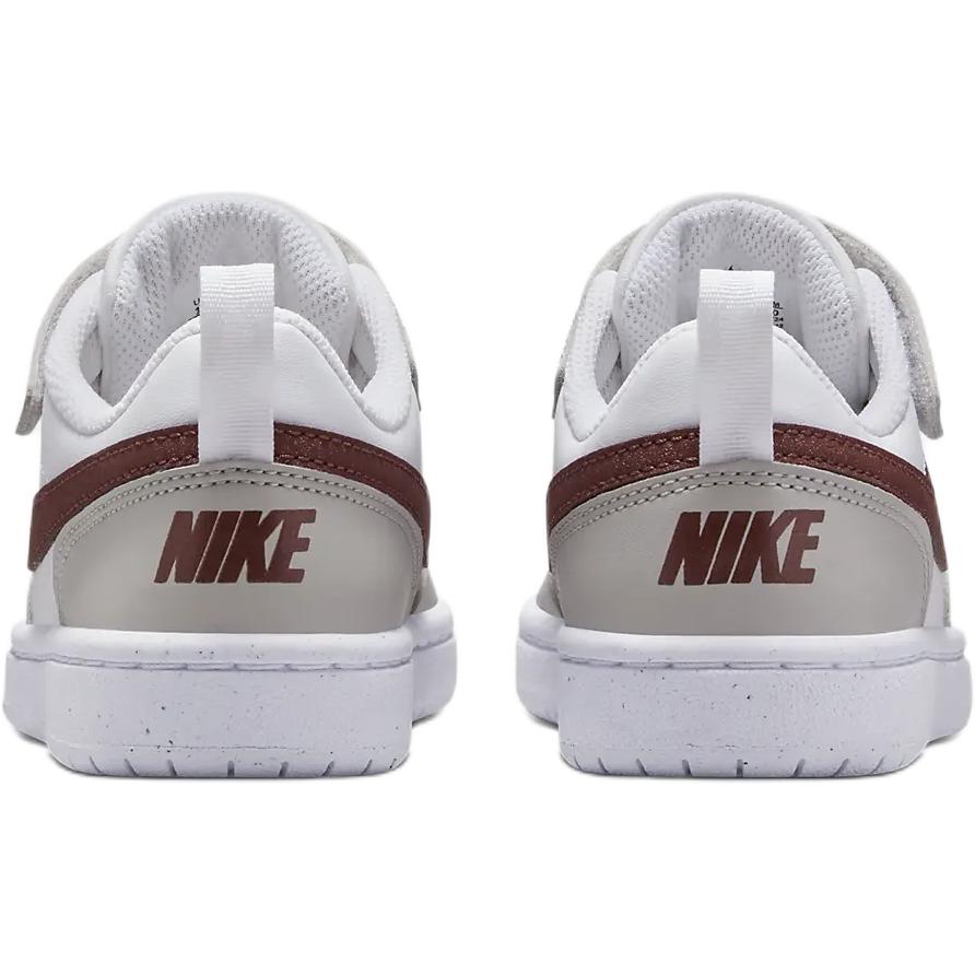 Nike Court Borough Low Recraft PS Light Iron Ore Dark Pony Kids Sneakers Grey White FZ4522-100