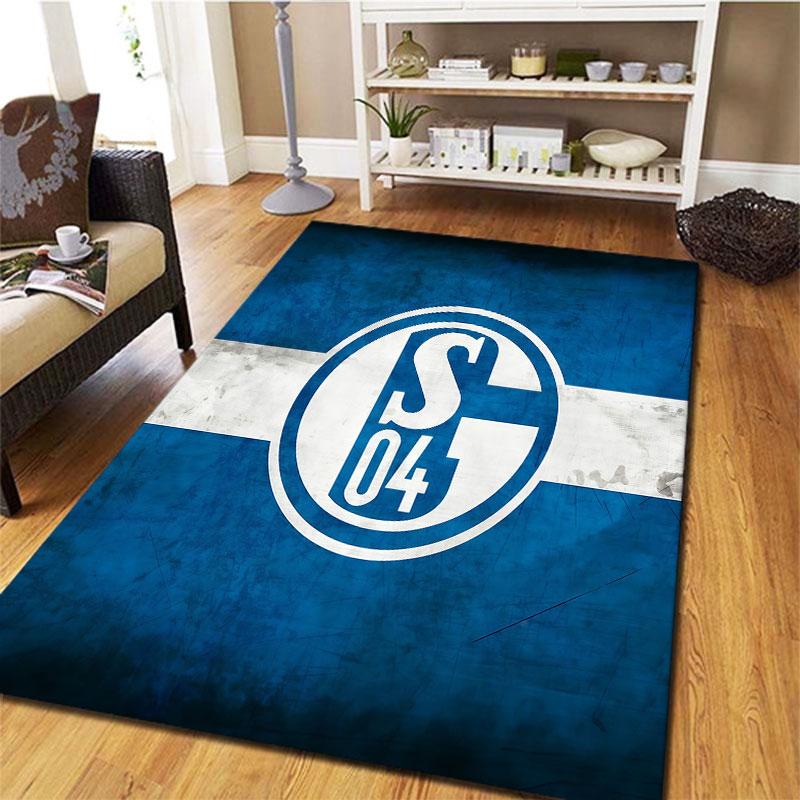 FC Schalke 04 Carpet Rug for Living Room Bedroom Home Sofa Decoration,Kids play Non-slip Floor Mat