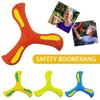 Children Boomerang Soft Three-leaf Cross Outdoor Toy Flying Disc Adult-kids Interactive Sports Toy for Puzzle Decompression Gift