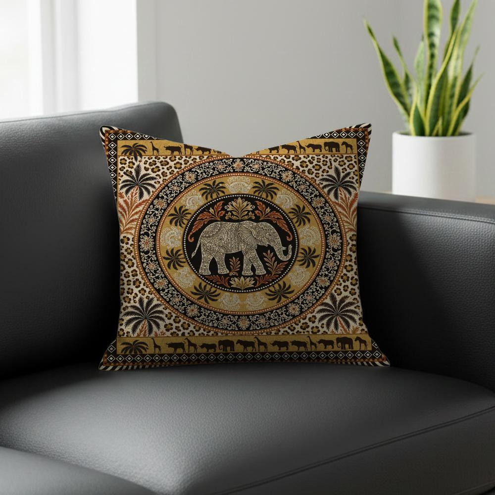 Art African Tribal Art Cushion Cover Natural Linen Pillowcase Set AllinOne Decor for Sofa Bedroom Chair