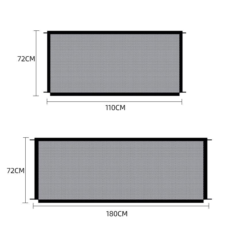 Foldable Portable Pet Fence and Cat Enclosure