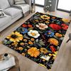 1PC Floral Pattern Extra Large Non Slip Floor Carpet, Office, Family, Studio   Large Area Rug Indoor Rugs, Bold Statement Piece