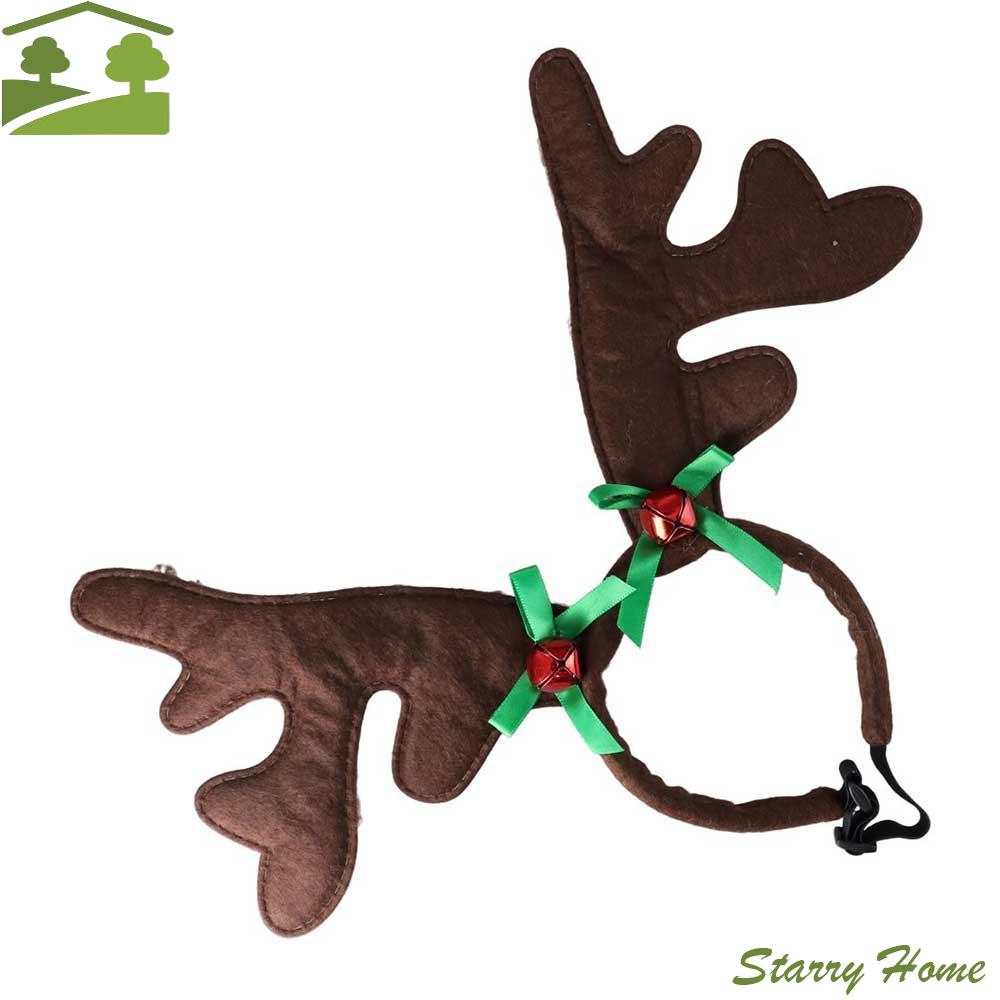 Hat Apparel Elk Antlers Dress Up Product Cosplay Party Costume Pet Supplies Dog Cat Headband Christmas Decorations Headwear