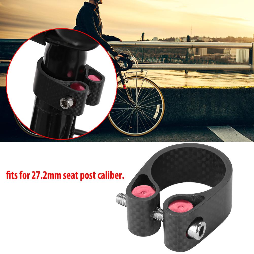 Carbon   Road Mountain Bike Seat Post Clamp Seatpost Locking Clamps (for 27.2mm)