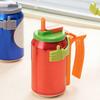 Soda Can Holders Cup Sleeves with 5 Suction Cups Reusable Beverage Can Lid Waterproof Drink Can Covers for Home Bar Outdoor Use