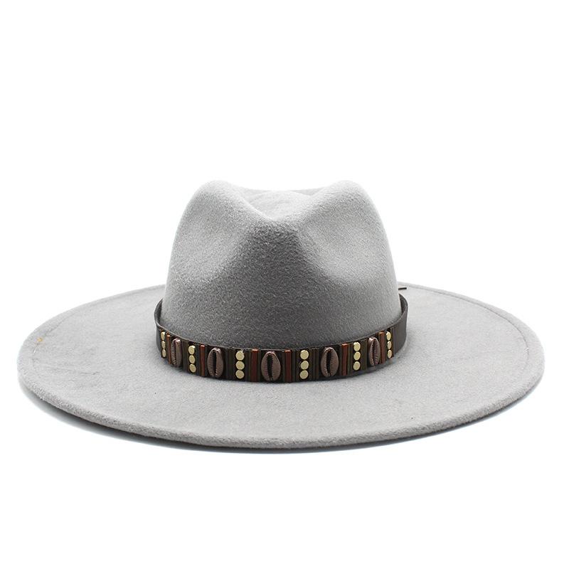Men'S And Women'S Woolen Top Hats, Jazz Hats