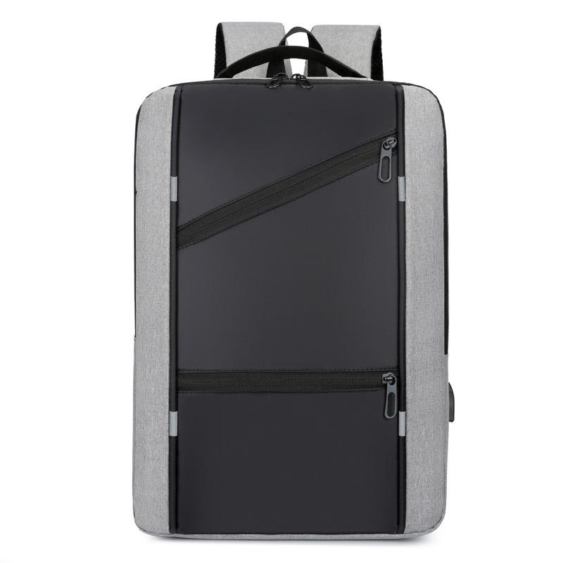 Men's Multifunctional Business Backpack with USB Charging and Large Capacity
