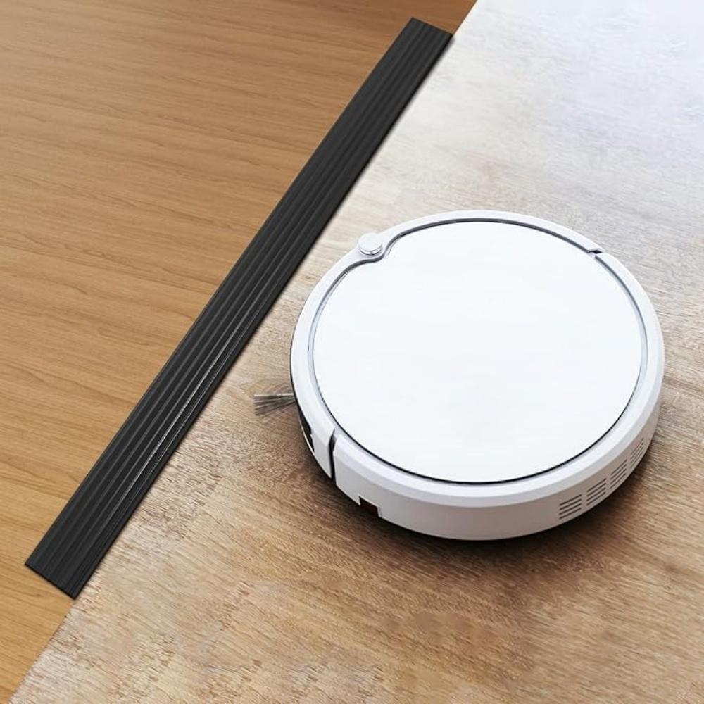 1 Stück 0,9 m x 5 cm Rampe Matte Weich Mehrzweck Türschwellen Selbstklebend Langlebig PVC Anti-Rutsch-Streifen für Stufe Saugroboter