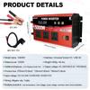 Dual Voltage Input 15000W Current Inverter 8 USB Ports 3 Universal Sockets Smart Solar Inverter DC To AC 110/220V Camping Home