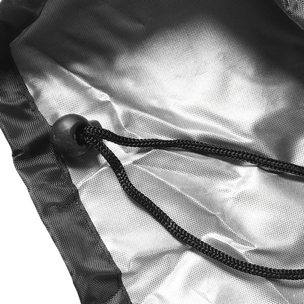 Outdoor Pool Heater Cover Water Proof Winter Swimming Pool Heat Pump Cover 420D Oxford Fabric Silver Coated Black