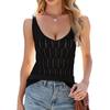 Women's Fashion Casual Sleeveless Basic Texture Color U-neck T-shirt Vest Top