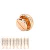 8mm 100 Sets Leather Rivets Kit Round Mushroom Shape Electroplating Decorative Rivets Tubular Metal Studs for DIY Craft