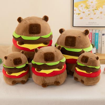 Super Süß und Niedlich Kapi Stil Burger Ist Beliebt Maillard Meerschweinchen Kissen für Mädchen Puppe Geschenk Plüschtier