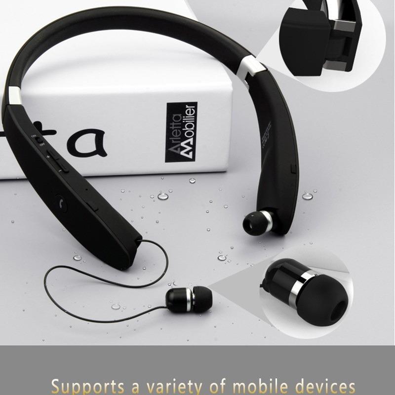 JYL TS Neckband Bluetooth Headphones M235 Foldable Stereo Bluetooth 5.0 Sports Music