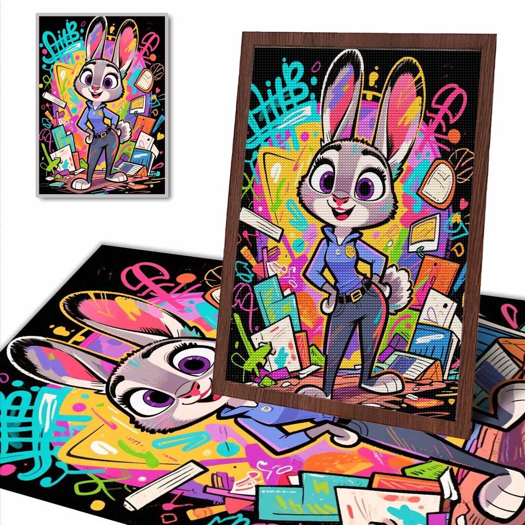 DIY Diamond Painting Judy Cross Stitch Kit Mosaic Art Diamond Painting Full Circle Diamond Home Decoration