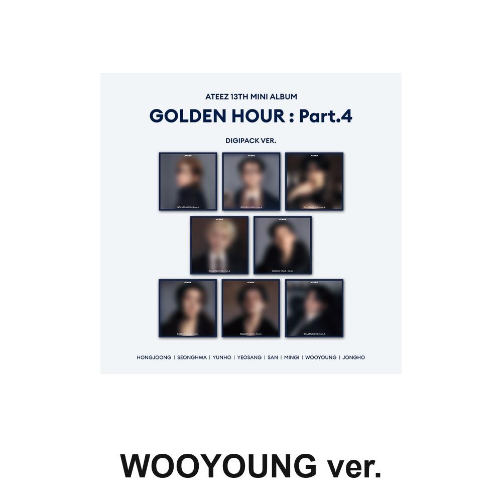 [Ready Stock] Ateez - 13th Mini Album [Golden Hour : Part.4] (Digipack Ver.)