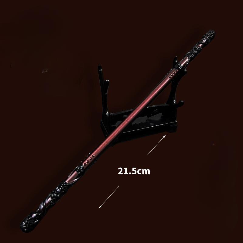 Black Myth Wukong spill merchandise leketøy figur direkte hit Destiny gullbøyle 30CM helmetall håndverk ornament