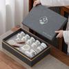 Gold-Inlaid Jade Mountain Zisha Tea Set