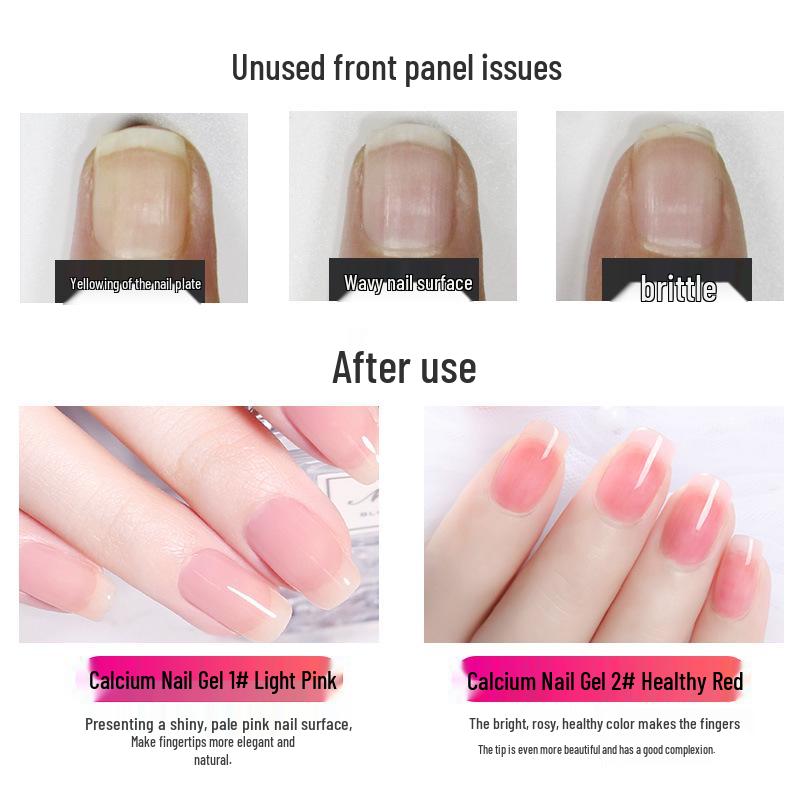Recommended by Nail Artists, This Gel Polish Includes a Calcium Nail Strengthener and Offers a Healthy, Long-lasting Sheer Pink Base Coat.
