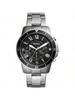 Fosil Men's Quartz Stainless Steel Three-Hand Wristwatch with Stainless Steel Case and Glass Lens, Model FS5236