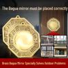 Bagua Mirror: Convex Tai Chi Brass Mirror for Home, Entrance, Living Room & Desktop Decor
