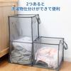 Annhua Foldable Laundry Basket, Mesh Laundry Hamper with Large Capacity, Stylish Laundry Bag, Foldable Laundry Hamper for Home Use, Space-Saving, Brea