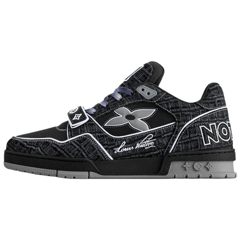 Louis Vuitton נעלי סקייטבורד נמוכות ג'ינס לגברים שחור 1ADE2L