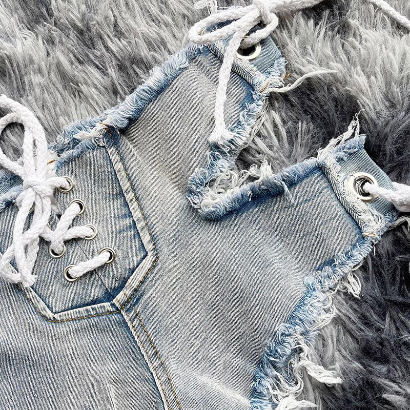 Pantaloni scurți din denim vintage, cu talie joasă pentru femei, pantaloni scurți, subțiri și scobitori, îmbrăcăminte de modă