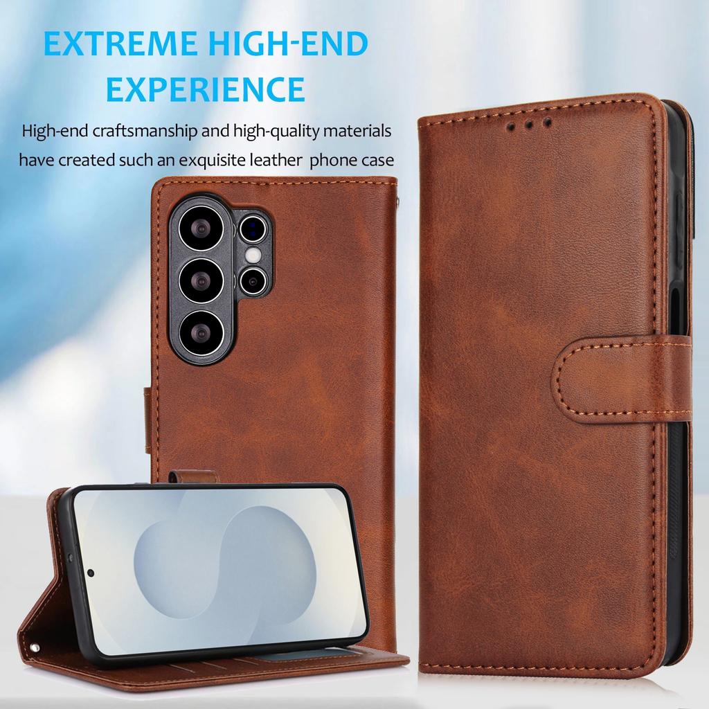 2 in1 Detachable Cards Solt Wallet Leather Flip Case For Samsung S26 Ultra S25 Plus S24 S23 A55 A15 A16 kickstand Magnetic Cover