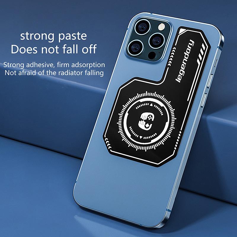 Reusable Magnetic Suction Mobile Phone Cooler Plate Radiator Heat Sink Extend Cooling Area Ultra-thin Cooling Radiating Sticker