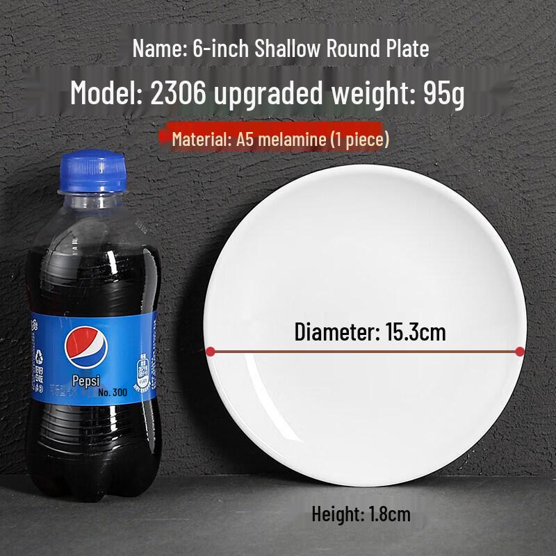 

Melamine Round Dining Plate