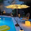 Terrassen Sonnenschirm Lichter Außen Sonnenschirm Licht Solarbetrieben Wasserdicht Außen Deko Mit 8 Modi Für Veranda Sonnenschirm Terrasse Hinterhof