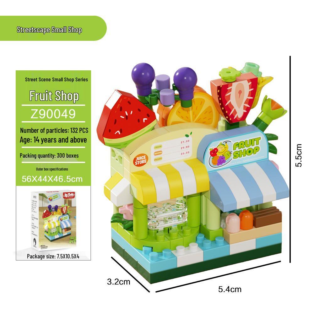 2025 New Celebrity Champagne Rose Potted Plant Model: Educational Building Blocks Toy Gift