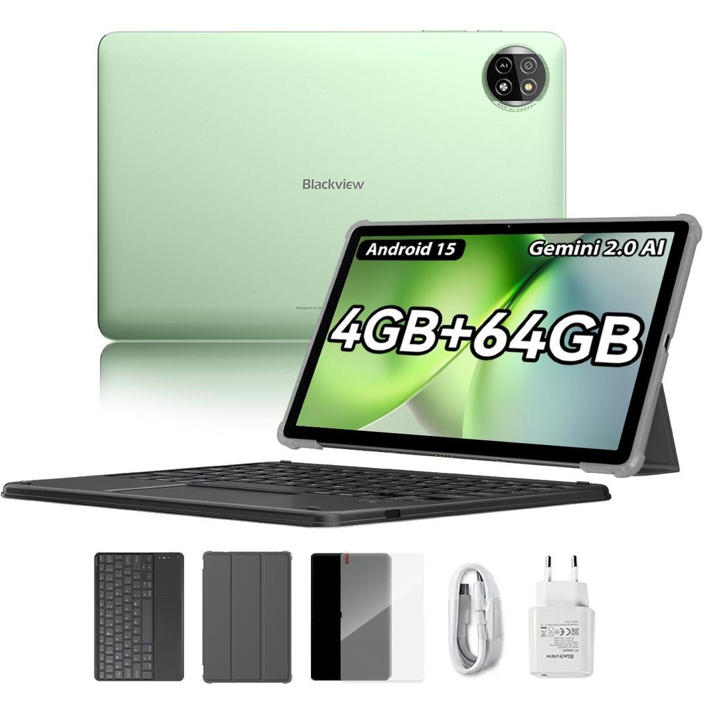 Blackview Tab 20 WiFi Tablet Android 15  10.1inch 4GB RAM 64GB ROM 6600mAh Battery Tablets
