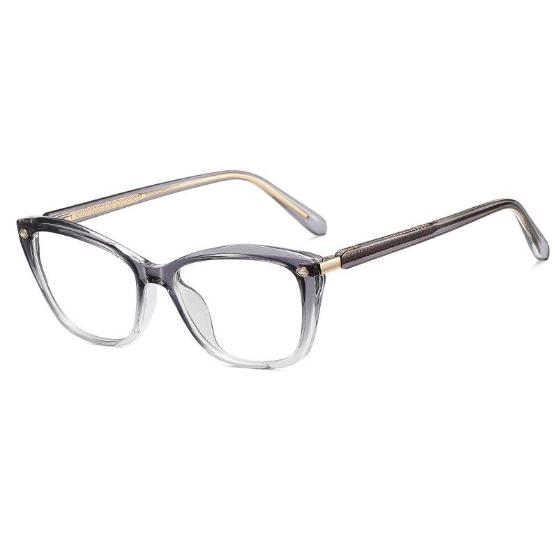 

Woman Reading Glasses High Quality Oval Transparent Eyeglass Blue Light Blocking Lenses Woman plastic demo lens