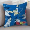 GAME Sonic The Hedgehog Cute Cartoon L Game Cushion Cover Pillowcase Upholstery Sofa Throw Pillow Home Decor Pillowcas