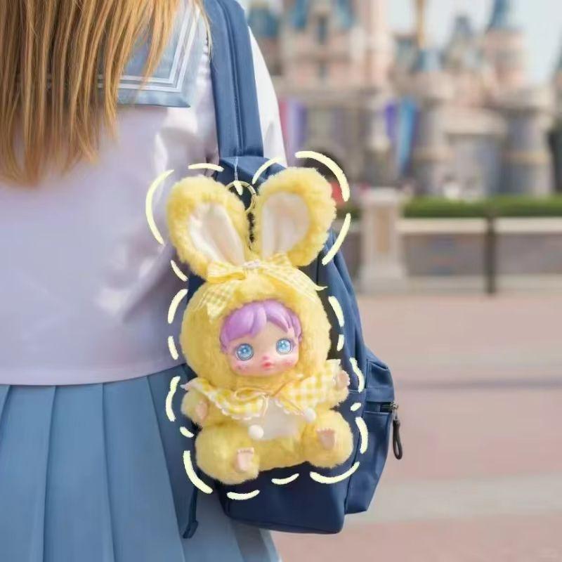 New Amy Furry Little Rabbit Series Blind Box Trendy Toy Plush Doll Cute Backpack Pendant Decoration Surprise Mystery Girl Gifts