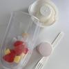 1pc-Portable Salad Shaker Cup – Leakproof, Lightweight Salad-To-Go Container with Fork , Perfect for Picnics, Work & School