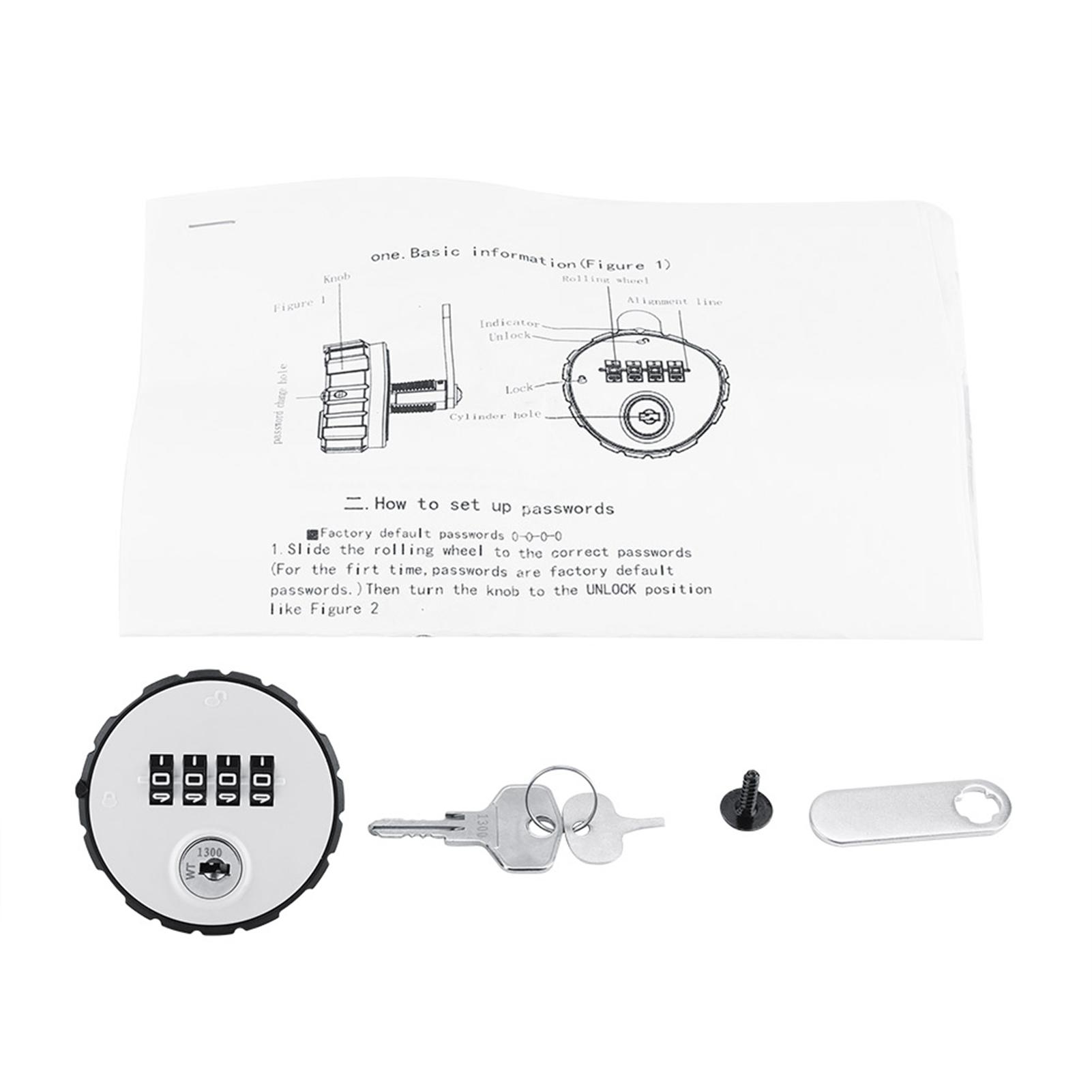 Cabinet Safe Lock Digital Zinc Alloy  Combination Cam Cabinet Convenient Password Safe Lock with Keys Zinc Alloy Safe Lock