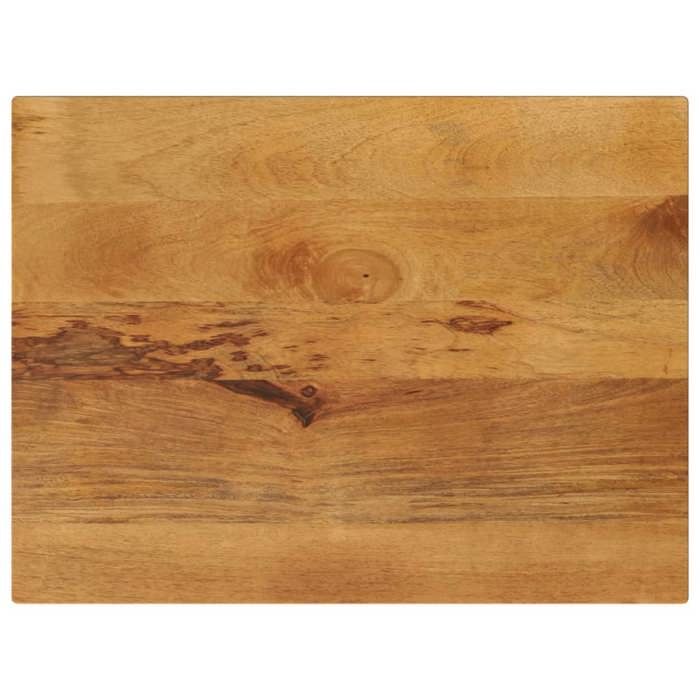 VidaXL Dessus de table 80x50x2,5 cm rectangulaire bois massif manguier, dessus de table en bois, dessus de table basse, 371589