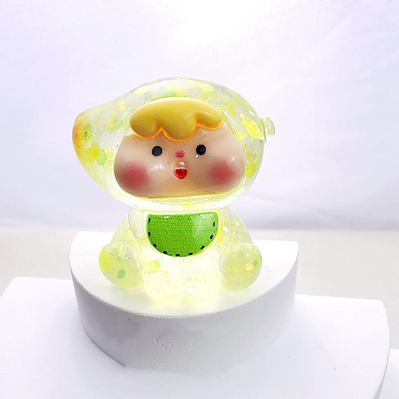 

Мультяшная кукла-фрукт, мини-фигурка, микроландшафтный сад, миниатюры, украшения для дома, аксессуары для самостоятельного изготовления, салон автомобиля