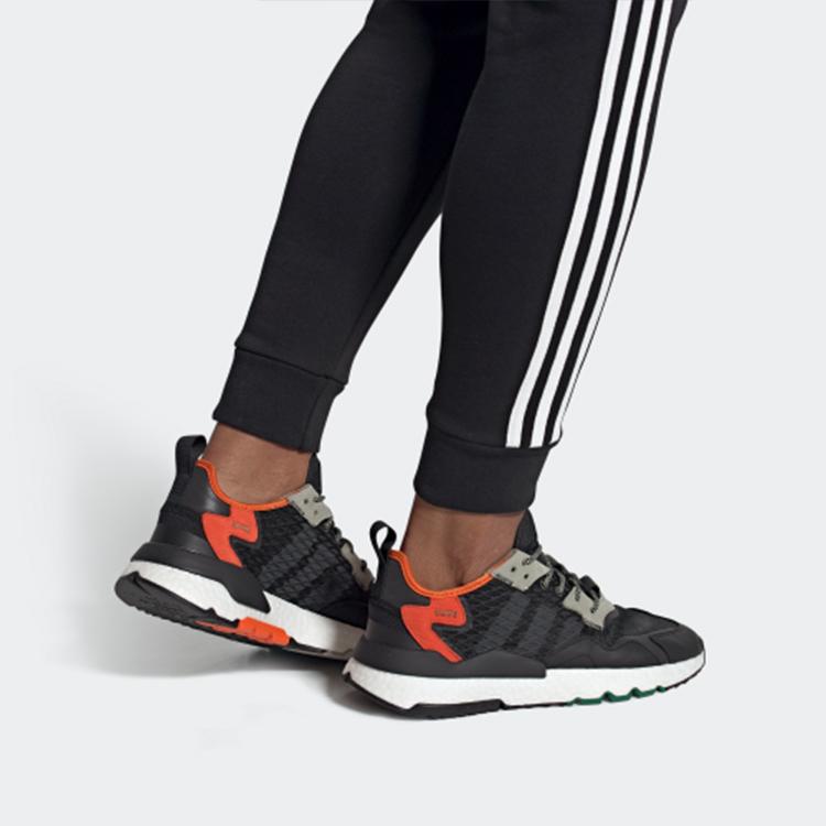 Adidas Nite Jogger Cordura Baskets Unisexe Noir Core-Noir Gris-Six
